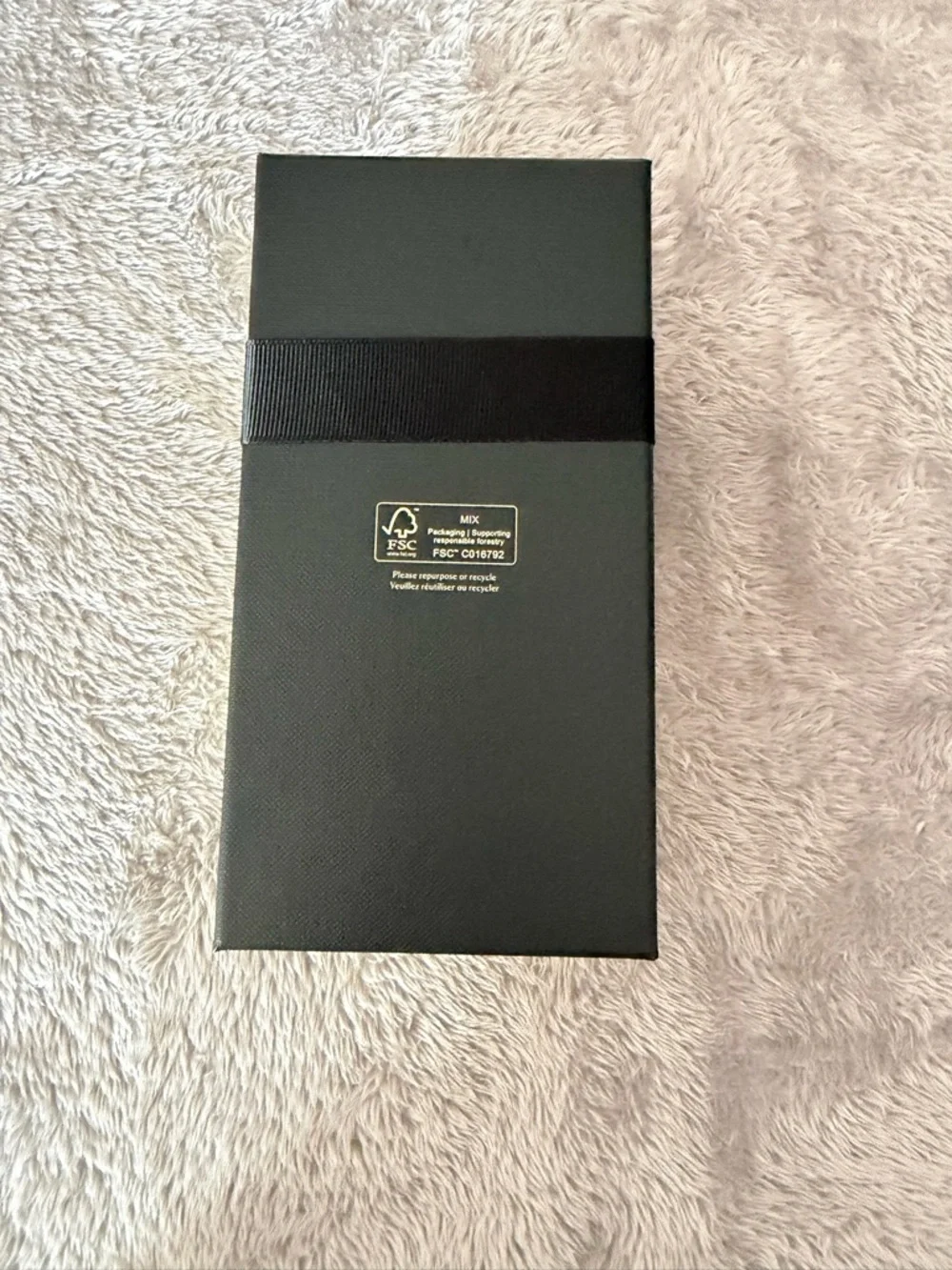 Jo Malone Cream and Black Gift Box with Ribbon